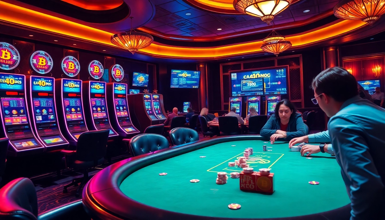 Vivez le frisson du casino crypto en ligne avec des tables de jeu dynamiques et des machines à sous électroniques.